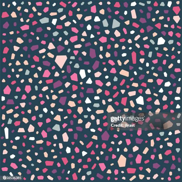 colorful granite texture vector pattern - concrete brown texture stock illustrations