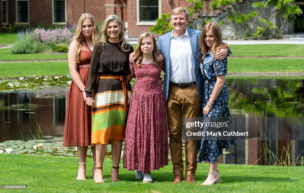 Dutch Royal Family Summer Photo Call In The Hague