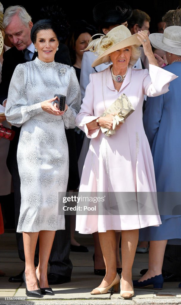 Order Of The Garter Service At Windsor Castle