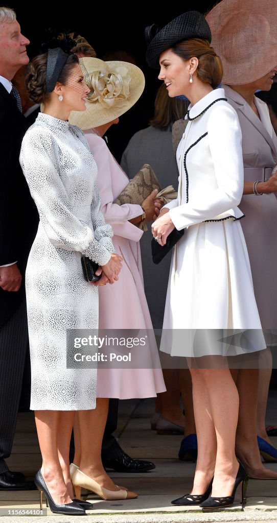 Order Of The Garter Service At Windsor Castle