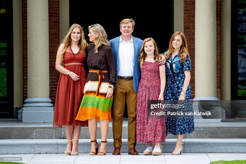 Dutch Royal Family Summer Photo Call In The Hague