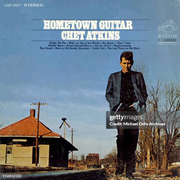 The cover of Chet Atkins album "Hometown Guitar" which was released on June 24, 1968.