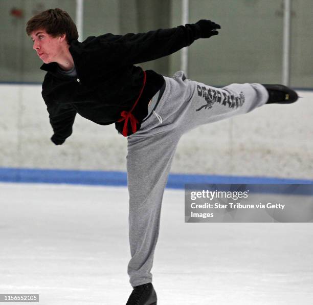 Mlevison@startribune.com - Skaters from the Woodbury Figure Skating Club rehearsed at the Bielenberg Sports Center in Woodbury for the upcoming show...