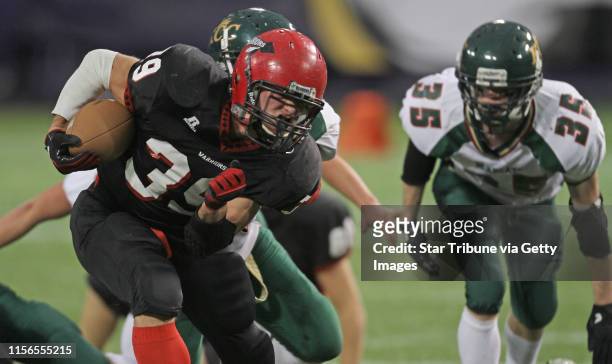 Kittson County Central vs. Wheaton-Herman-Norcross in 9-Man semi-final game at the Dome, 11/19/11. Wheaton-Herman-Norcross Wolfgang Brink picked...