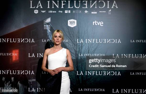 Maggie Civantos attends "La Influencia" premiere at Palacio de la Prensa on June 17, 2019 in Madrid, Spain.