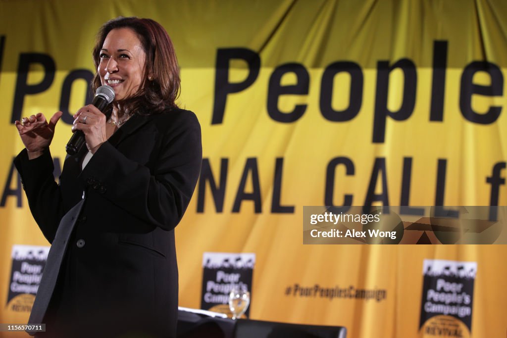 Democratic Presidential Candidates Attend Poor People's Moral Action Congress In D.C.