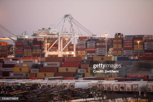 Container Pier Block Oakland Pier Photos and Premium High Res Pictures - Getty Images