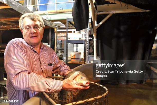 Professor Peter Sorensen at the Minnesota Aquatic Invasive Research Center on the U's St. Paul campus. Sorensen came to the university in 1988 and...