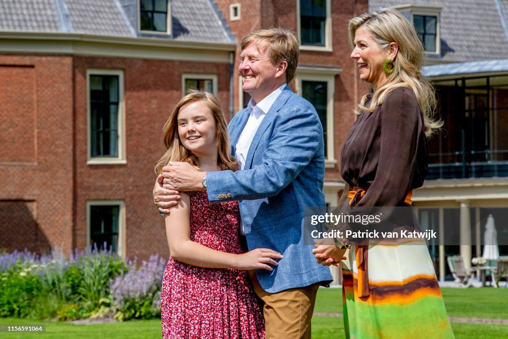 Dutch Royal Family Summer Photo Call In The Hague