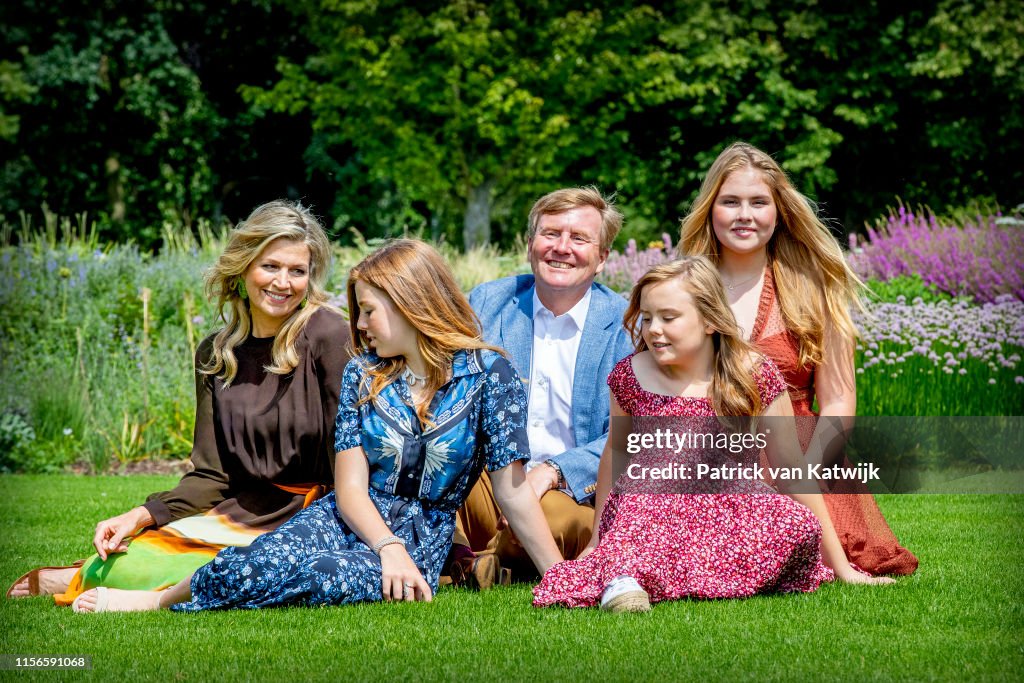 Dutch Royal Family Summer Photo Call In The Hague