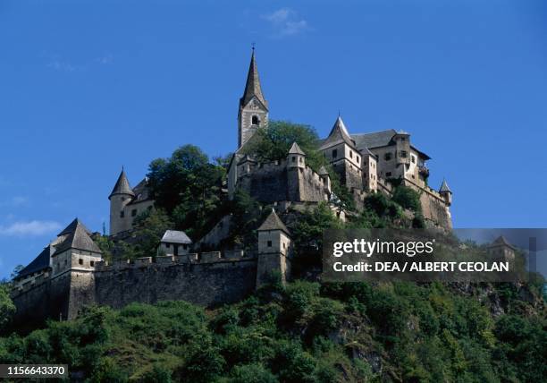Hochosterwitz Castle and walls, Carinthia, Austria, 9th-16th century.