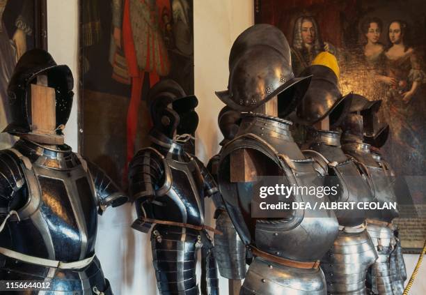Armour collection, Hochosterwitz Castle, Carinthia, Austria, 9th-16th century.