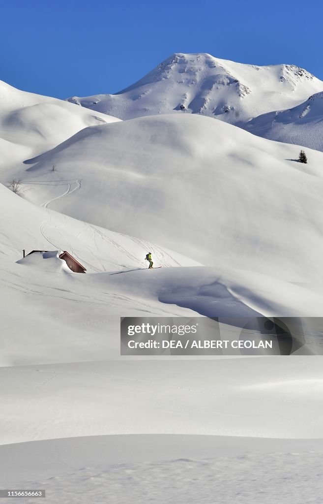 Free ride activities near Flexen Pass, Arlberg