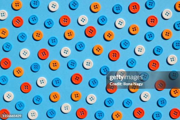 colorful buttons - multi coloured buttons stock pictures, royalty-free photos & images