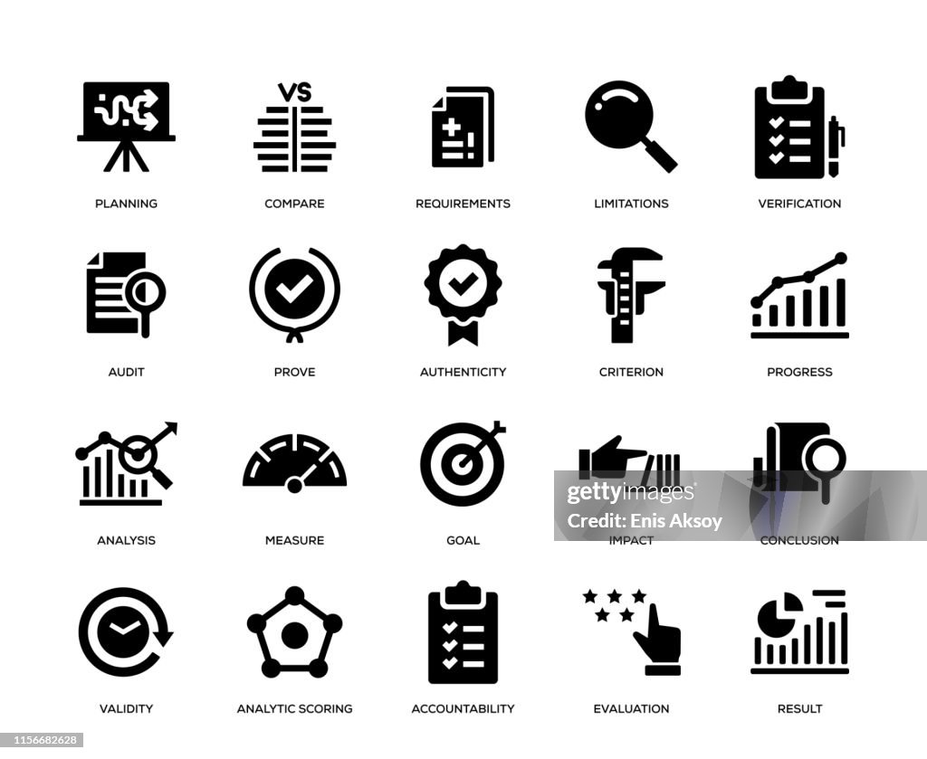 Bewertung-Icon-Set