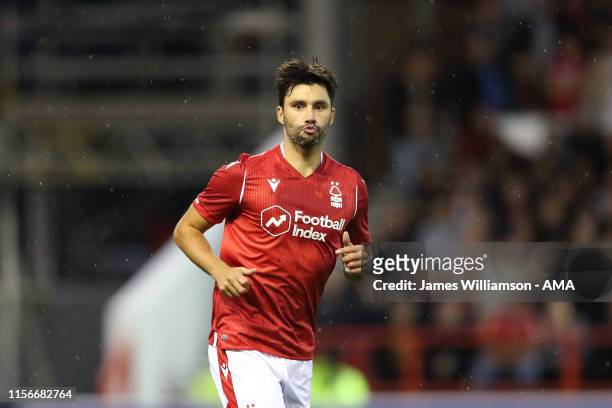 Claudio Yacob of Nottingham Forest during the Pre-Season Friendly match between Nottingham Forest and Crystal Palace at City Ground on July 19, 2019...