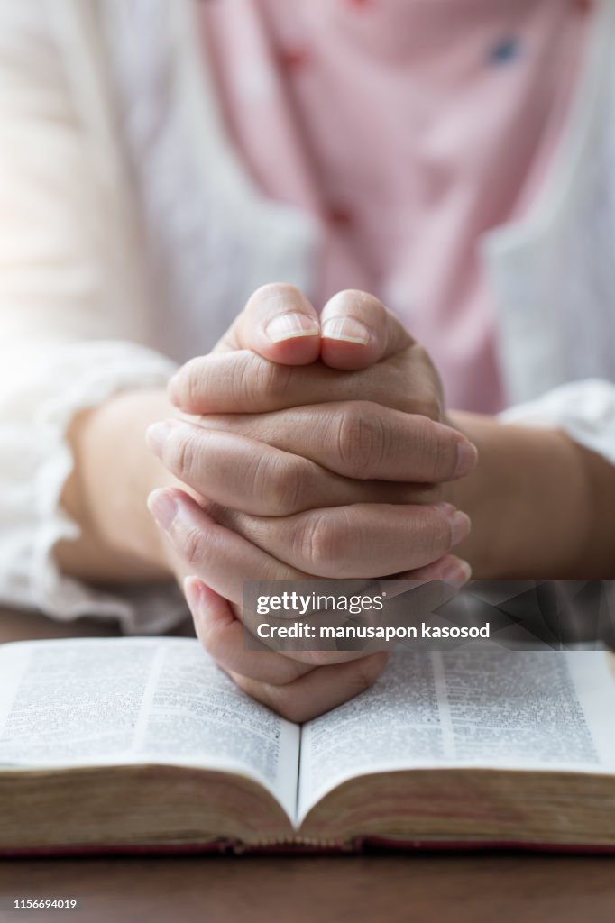 Women reading the Holy Bible,Reading a book.