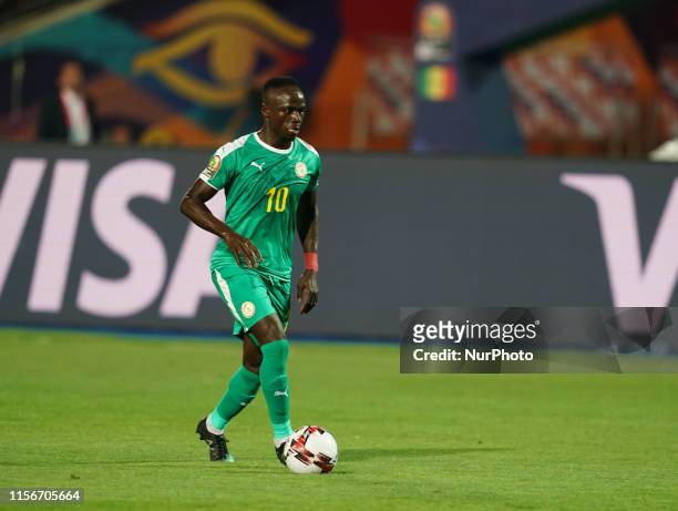 Sadio Mane of Senegal during the Final of 2019 African Cup of Nations match between Algeria and Senegal at the Cairo International Stadium in Cairo,...