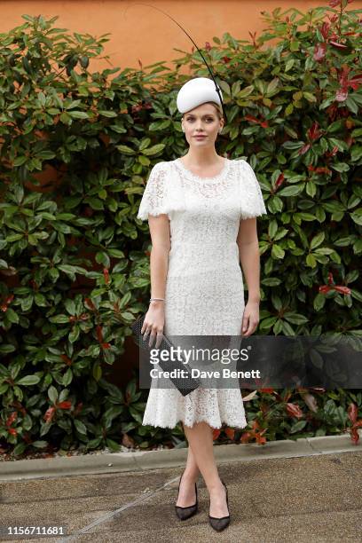 Lady Kitty Spencer attends day 1 of Royal Ascot at Ascot Racecourse on June 18, 2019 in Ascot, England.