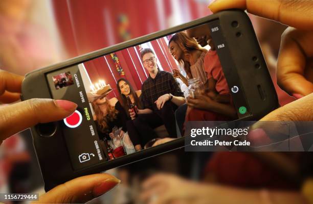taking photo of birthday celebrations - easy access download stock pictures, royalty-free photos & images