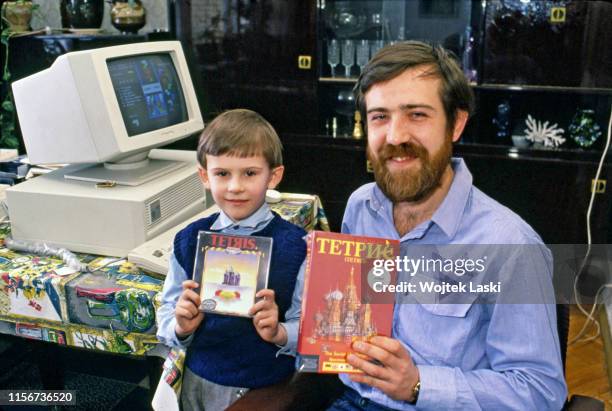 Alexey Pajitnov - Soviet computer engineer and programmer, developer of one of the most popular computer games in history - Tetris. Moscow, Soviet...