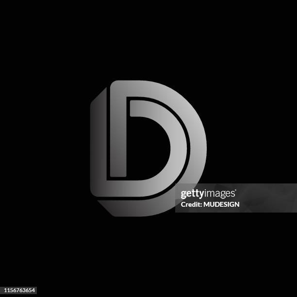 vector logo letter d - images of letter d stock illustrations