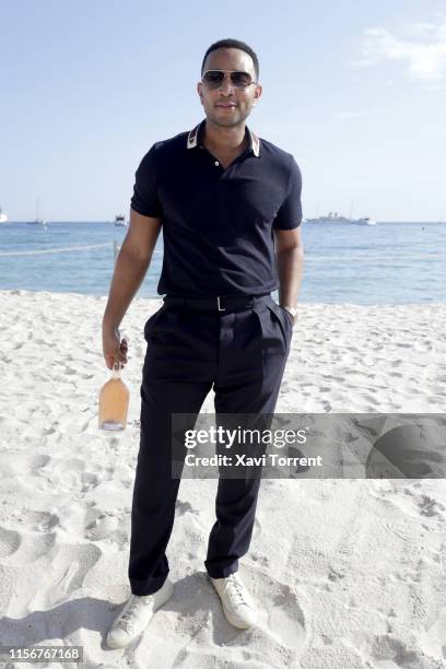 John Legend brings LVE Cotes de Provence Rose to #TwitterBeach at Cannes Lions on June 18, 2019 in Cannes, France.