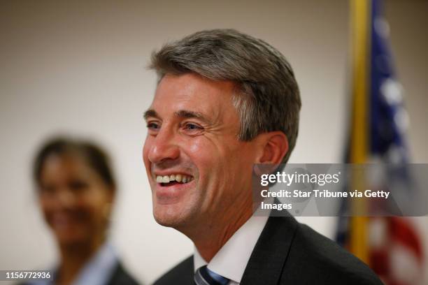 Minneapolis mayor R.T Rybak announced his new job as chief executive leading Generation Next efforts to close the achievement gap in education...