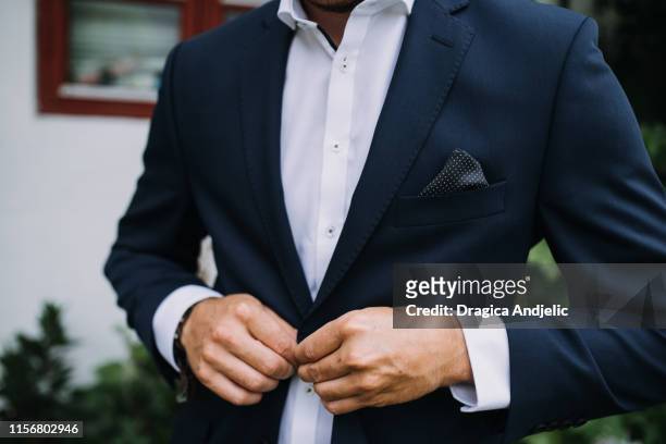portrait of trendy, attractive, stunning man. - dinner jacket stock pictures, royalty-free photos & images