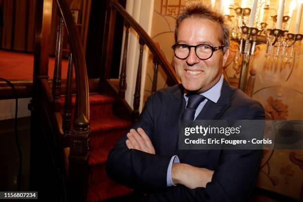 Martin Hirsch, president of Assistance Publique Hopitaux de Paris , poses during a portrait session in Paris, France on .