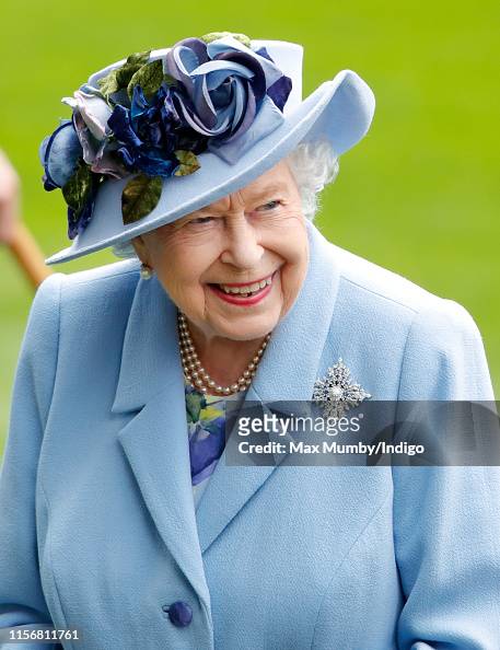 Queen Elizabeth II attends day one of Royal Ascot at Ascot Racecourse ...