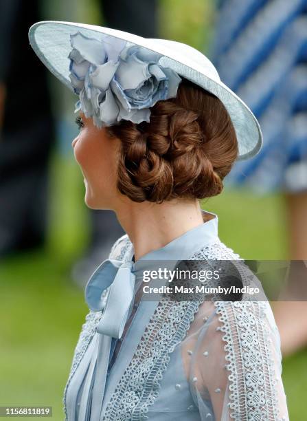 Catherine, Duchess of Cambridge attends day one of Royal Ascot at Ascot Racecourse on June 18, 2019 in Ascot, England.