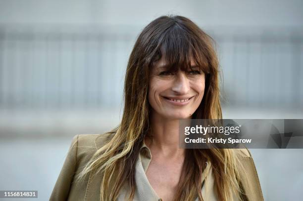 Caroline de Maigret attends the Ami Alexandre Mattiussi Menswear Spring Summer 2020 show as part of Paris Fashion Week on June 18, 2019 in Paris,...