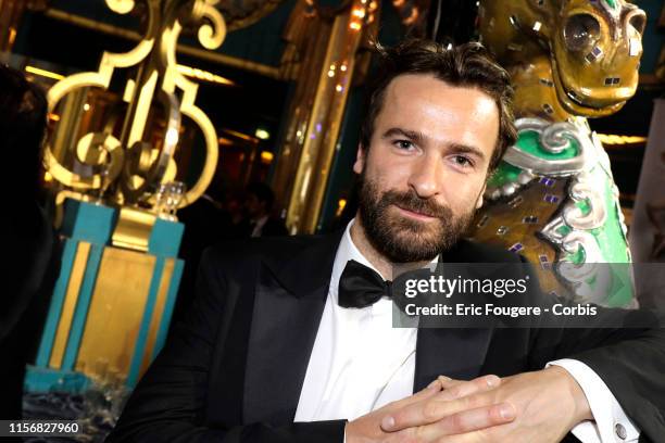 Actor, Amaury de Crayencour poses during a portrait session in Paris, France on .