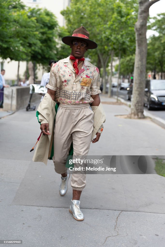 Celebrity Sightings : Paris Fashion Week - Menswear Spring/Summer 2020 : Day One