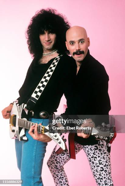 Bruce and Bob Kulick in New York City on May 7, 1985.