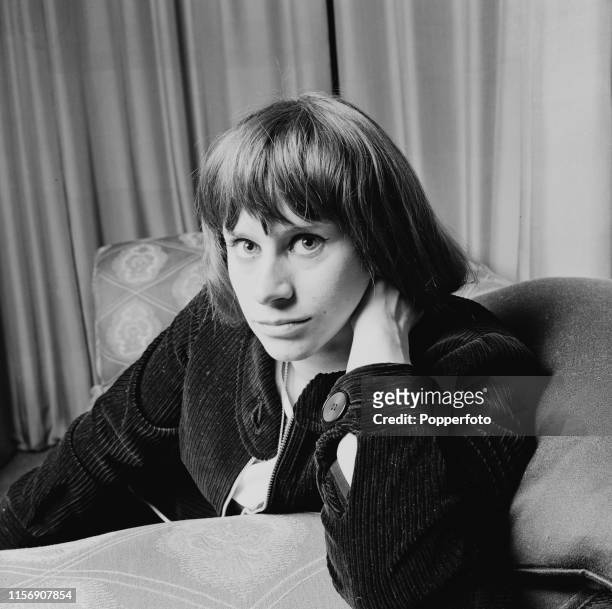 English actress Rita Tushingham, who appears in the film 'The Knack ...and How to Get It', pictured wearing a jumbo cord jacket in March 1965.