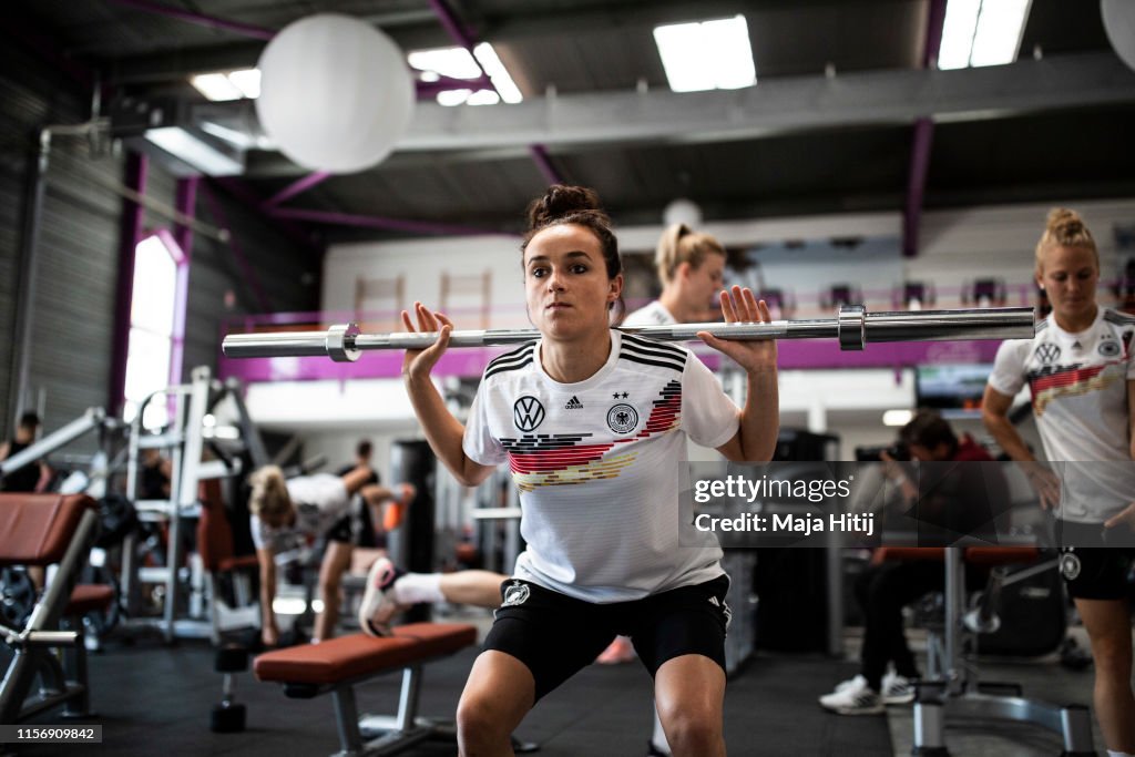 Germany Press Conference & Training - FIFA Women's World Cup France 2019
