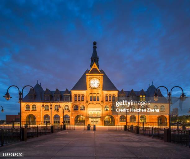 central railroad of new jersey, liberty state park - new york - jersey city stock pictures, royalty-free photos & images