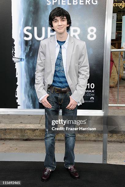 Actor Zach Mills arrives at the premiere of Paramount Pictures' "Super 8" at Regency Village Theatre on June 8, 2011 in Westwood, California.