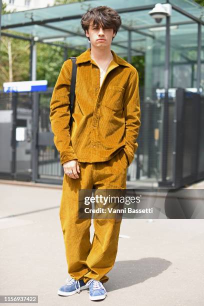 Dylan Lee attends the Acne Studios Menswear Spring Summer 2020 show as part of Paris Fashion Week on June 19, 2019 in Paris, France.