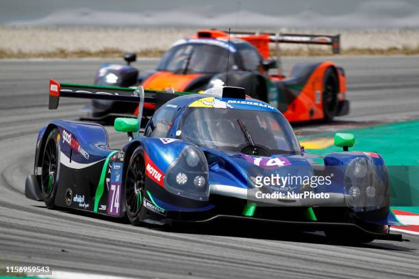 Ligier JS P3 Nissan of Smith and Blugeon during the training sessions of the Michelin Le Mans Cup corresponding to the European Le Mans Series at the...