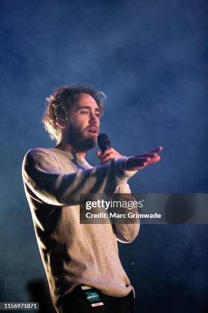 Matt Corby performs at Splendour In The Grass 2019 on July 21, 2019 in Byron Bay, Australia.