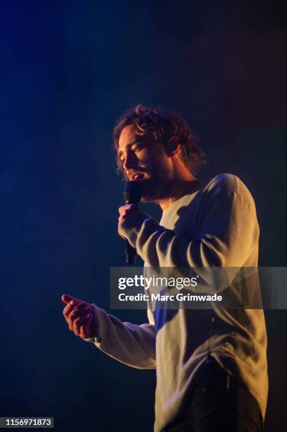 Matt Corby performs at Splendour In The Grass 2019 on July 21, 2019 in Byron Bay, Australia.