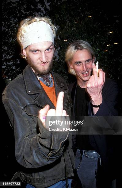 Layne Staley of Alice in Chains and Eric Erlandson of Hole