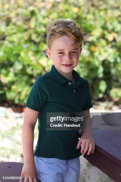 In this undated handout photo released by the Duke and Duchess of Cambridge, Prince George of Cambridge is photographed recently by his mother, the...