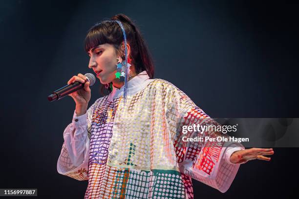 Oslo, NORWAY Laleh onstage at the OverOslo festival on June 19, 2019 in Bergen, Norway.