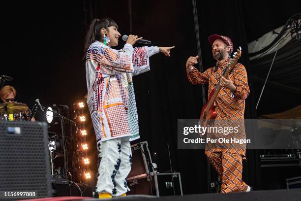 Oslo, NORWAY Laleh onstage at the OverOslo festival on June 19, 2019 in Bergen, Norway.