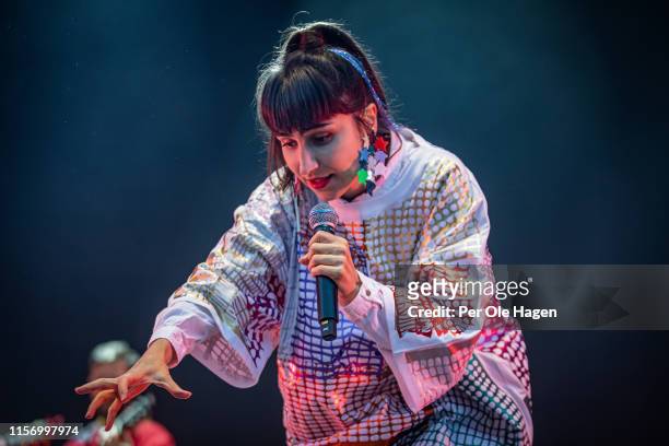 Oslo, NORWAY Laleh onstage at the OverOslo festival on June 19, 2019 in Bergen, Norway.