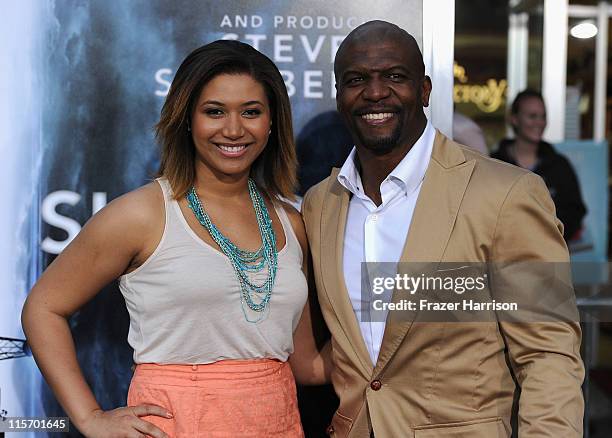 Actor Terry Crews and daughter Azriel Crews arrive at the premiere of Paramount Pictures' "Super 8" at Regency Village Theatre on June 8, 2011 in...